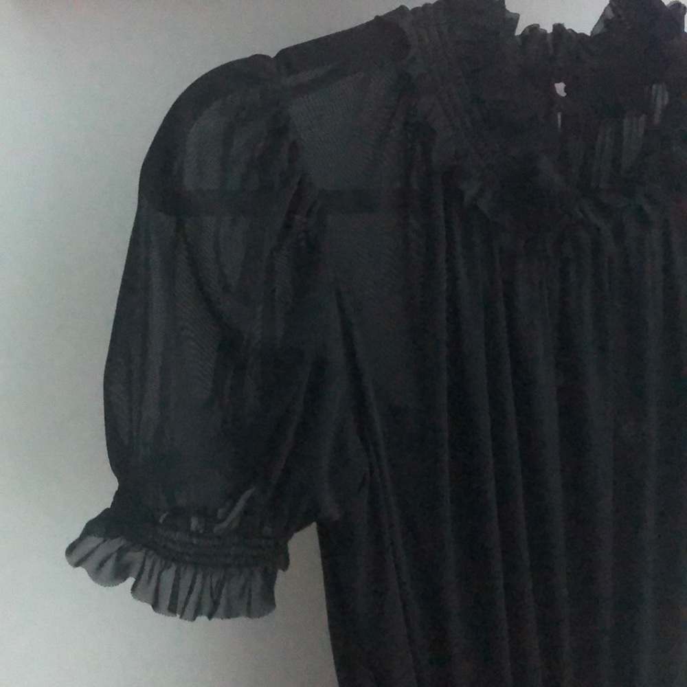 Adult Disney Black Dress With Red Sash.